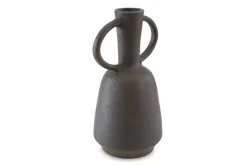 Mor Furniture Aadeen Small Vase In Distressed Brown