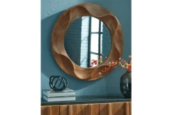 Mor Furniture Aajon Accent Mirror In Brown