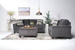 Mor Furniture Abinger Loveseat In Smoke