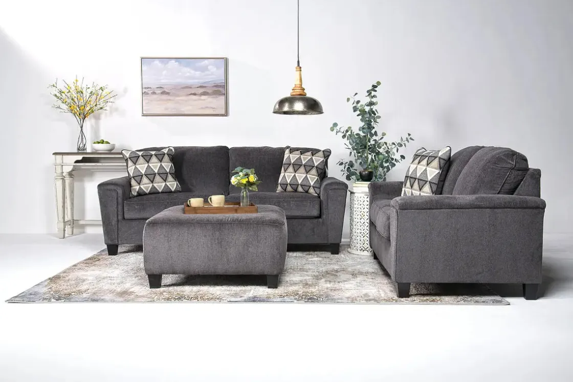 Mor Furniture Abinger Loveseat In Smoke