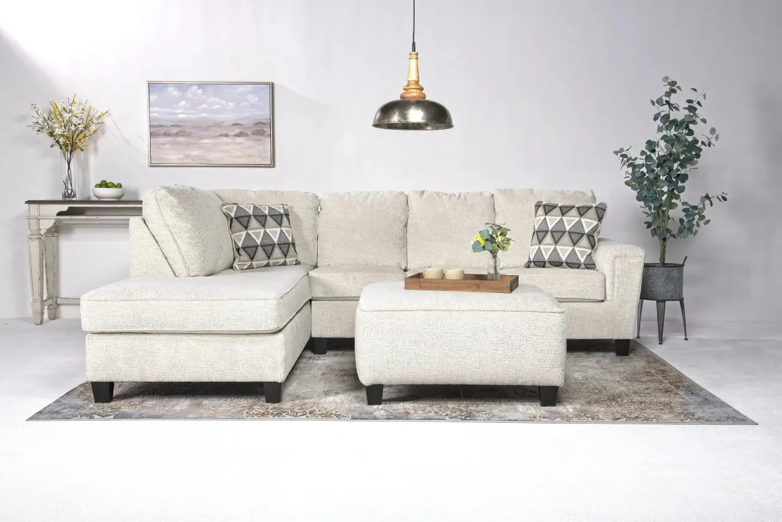 Mor Furniture Abinger Sofa Tux Chaise Sectional In , Left Facing