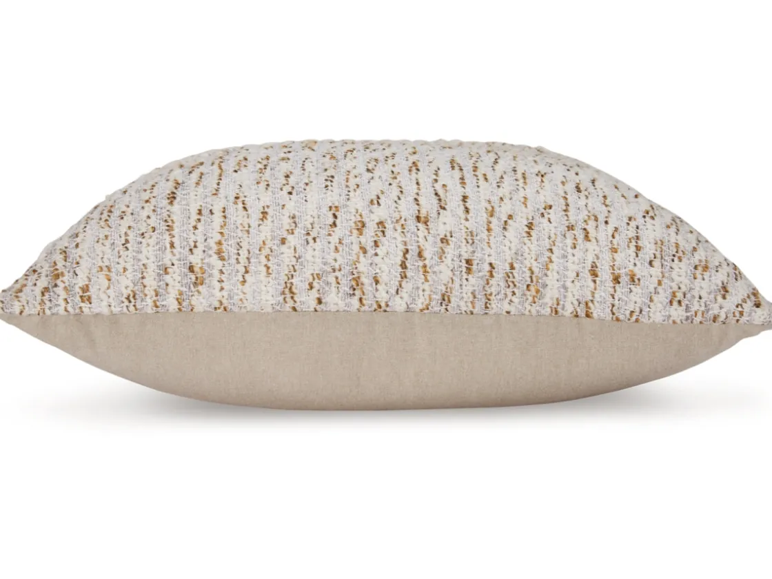 Mor Furniture Abler Accent Pillow In Ivory/Gray/Gold