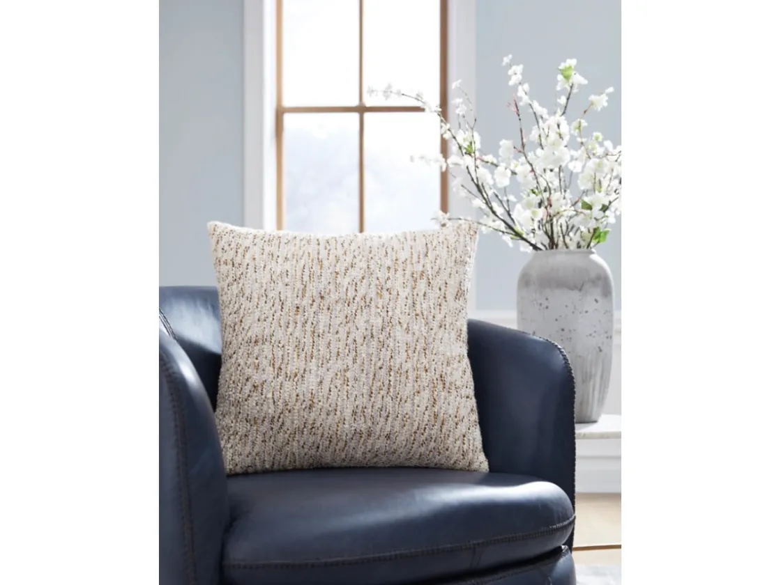 Mor Furniture Abler Accent Pillow In Ivory/Gray/Gold