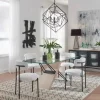 Mor Furniture Aere Dining Table & 4 Chairs In Natural Ash/Ivory