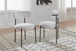 Mor Furniture Aere Dining Table & 4 Chairs In Natural Ash/Ivory