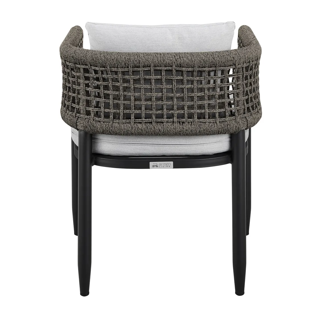 Mor Furniture Alegria Outdoor Side Chair In Light Gray, Set Of 2