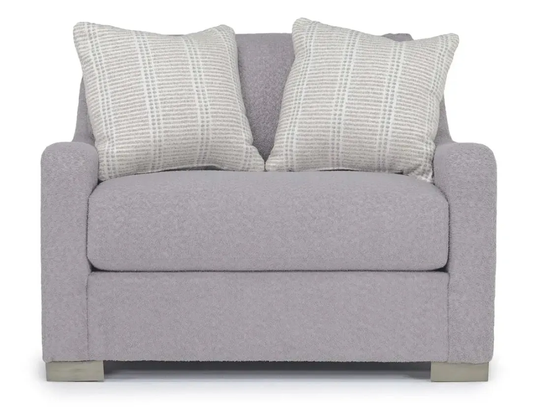 Mor Furniture Alice Chair In Bellevue Platinum, Down