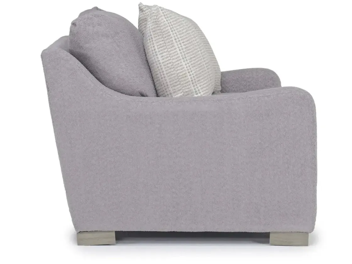 Mor Furniture Alice Chair In Bellevue Platinum, Down