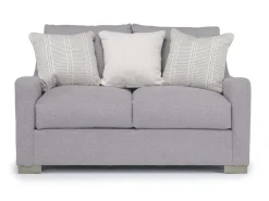 Mor Furniture Alice Sofa & Loveseat In Bellevue Platinum