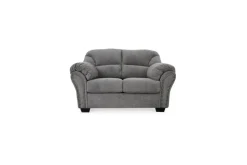 Mor Furniture Allmaxx Loveseat In Pewter