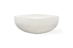 Mor Furniture Alma Outdoor Square Coffee Table In White