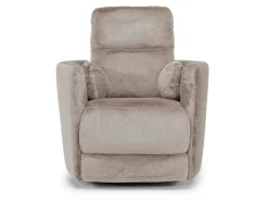 Mor Furniture Alpaca Swivel Gliding Recliner In Badgley Hemp