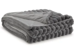 Mor Furniture Alsonwell Throw Blanket In Gray
