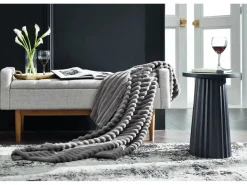 Mor Furniture Alsonwell Throw Blanket In Gray