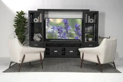 Mor Furniture Altamonte 4 Piece Entertainment Center In Gray, 70 Inch