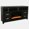 Mor Furniture Altamonte Fireplace Console In Black