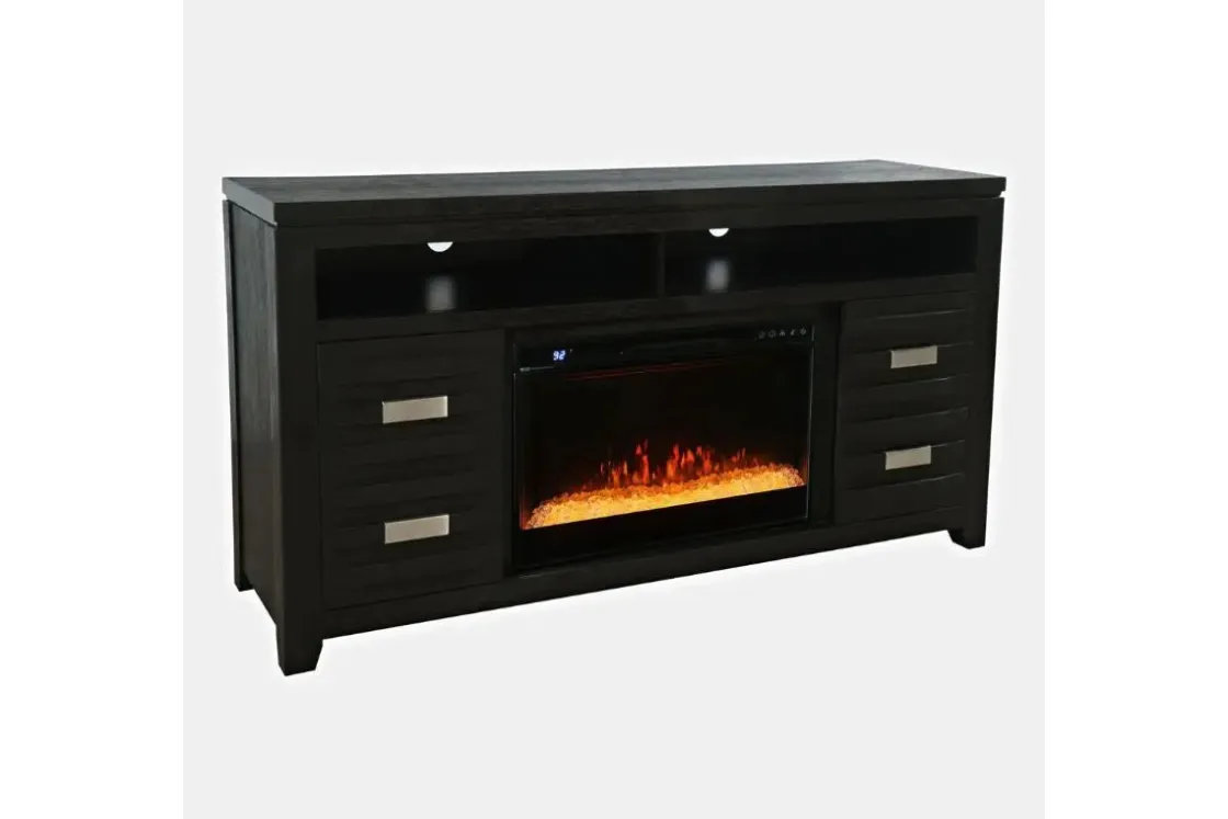 Mor Furniture Altamonte Fireplace Console In Black
