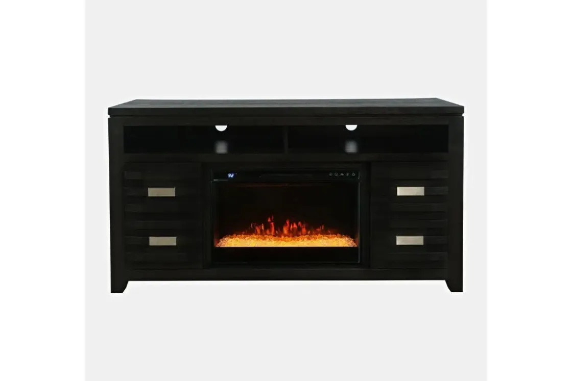 Mor Furniture Altamonte Fireplace Console In Black
