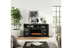 Mor Furniture Altamonte Fireplace Console In Black