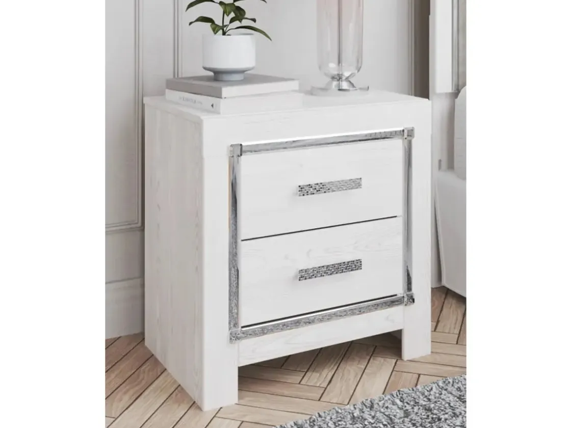 Mor Furniture Altyra Nightstand In White