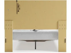 Mor Furniture Altyra Panel Bed W/ Storage In Pearl White, Queen