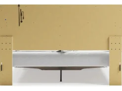 Mor Furniture Altyra Panel Bed W/ Storage In Pearl White, Queen