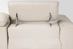 Mor Furniture Amara 6 Piece 2 Power Sectional W/ 2 Power Armless Recliner In Tasmin Granite