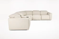 Mor Furniture Amara 6 Piece 2 Power Sectional In Tasmin Granite