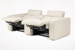 Mor Furniture Amara 2 Power Console Loveseat In Tasmin Granite