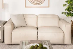 Mor Furniture Amara 2 Power Loveseat In Tasmin Granite