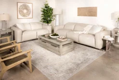 Mor Furniture Amara 2 Power Sofa & Loveseat In Tasmin Granite