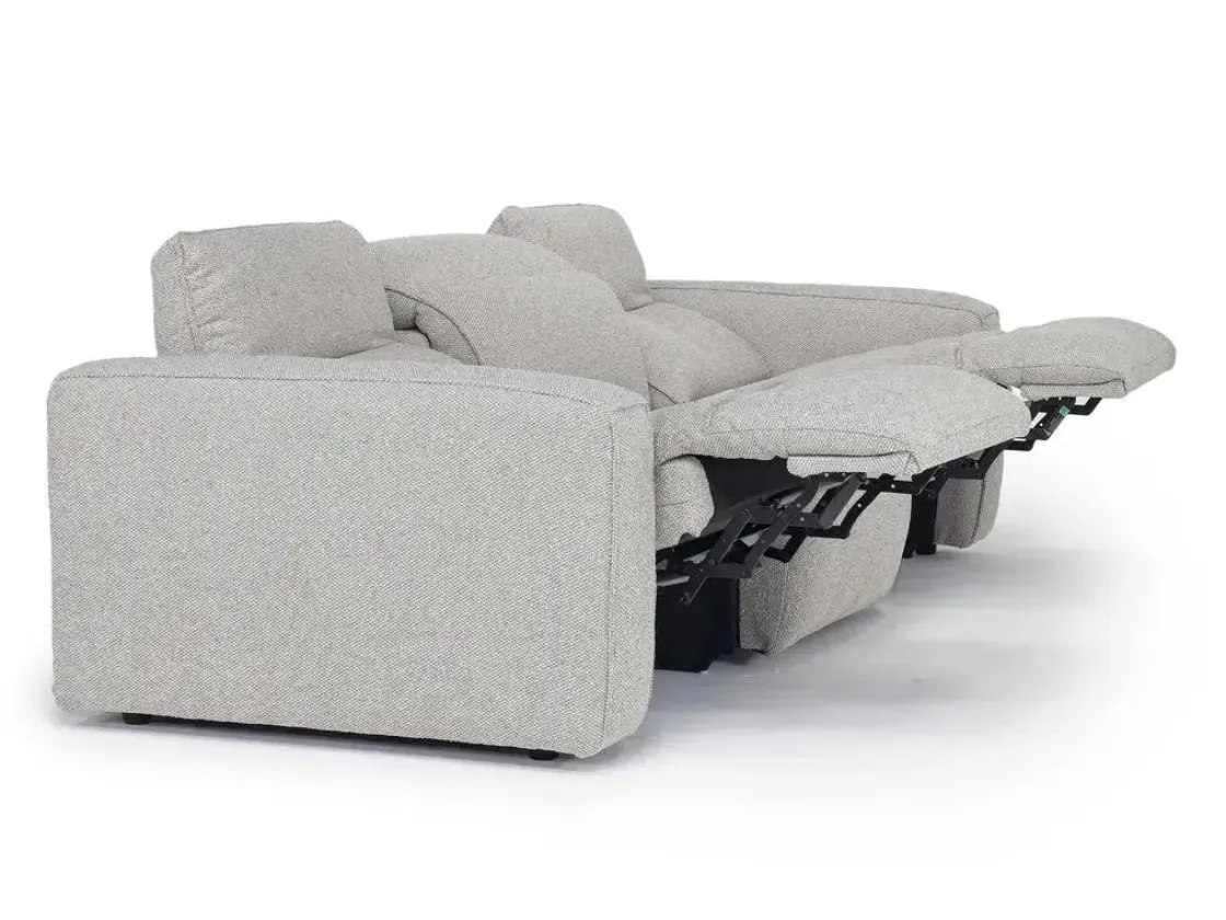 Mor Furniture Amara 2 Power Sofa In Tasmin Granite