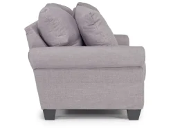 Mor Furniture Amelia Crypton Performance Loveseat In Nomad Snow, Down