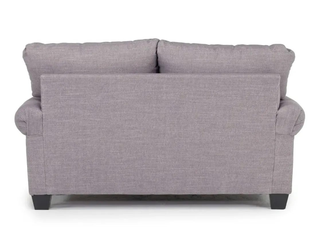 Mor Furniture Amelia Crypton Performance Loveseat In Nomad Snow, Down
