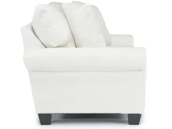 Mor Furniture Amelia Crypton Performance Loveseat In Nomad Snow, Down