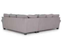 Mor Furniture Amelia Crypton Performance Tux Sofa Sectional In , Left Facing