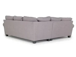 Mor Furniture Amelia Crypton Performance Tux Loveseat Sectional In , Left Facing