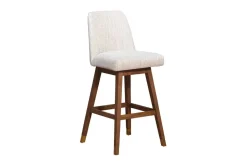 Mor Furniture Amelia Swivel Bar Height Stool In Beige