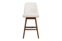 Mor Furniture Amelia Swivel Bar Height Stool In Beige