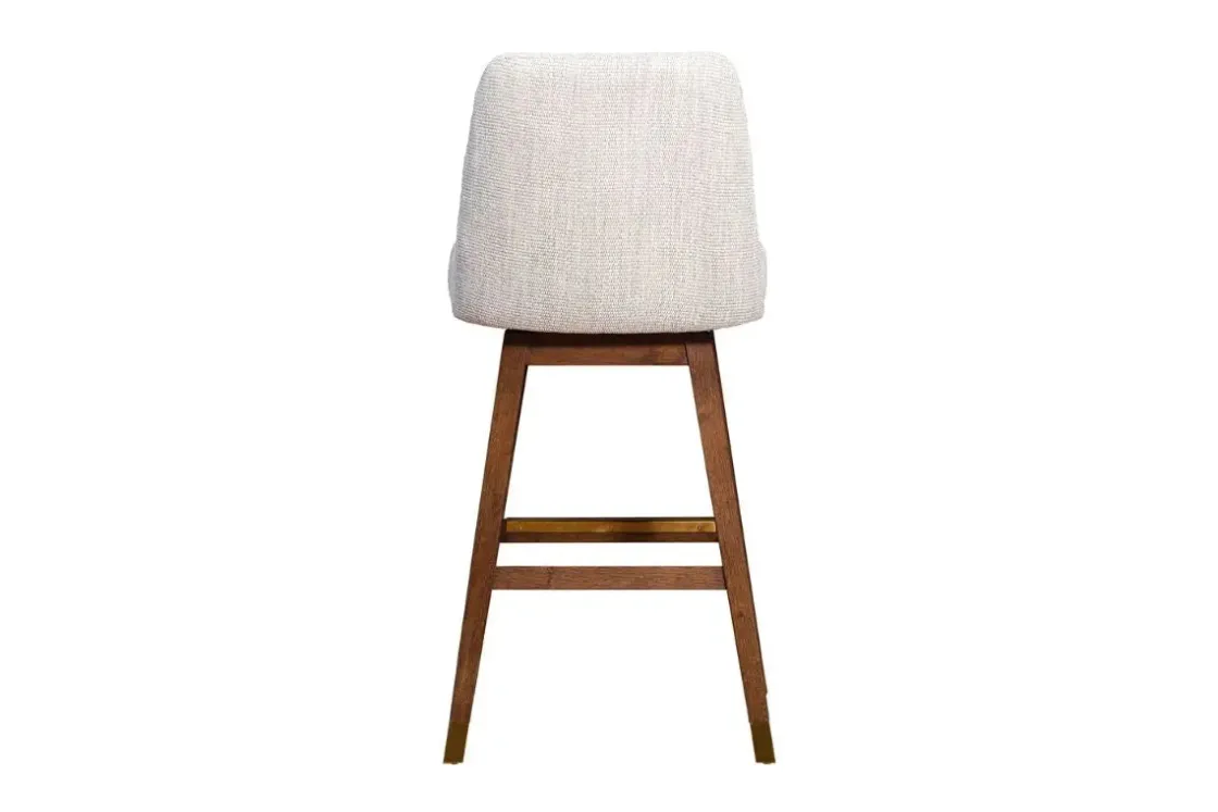 Mor Furniture Amelia Swivel Bar Height Stool In Beige