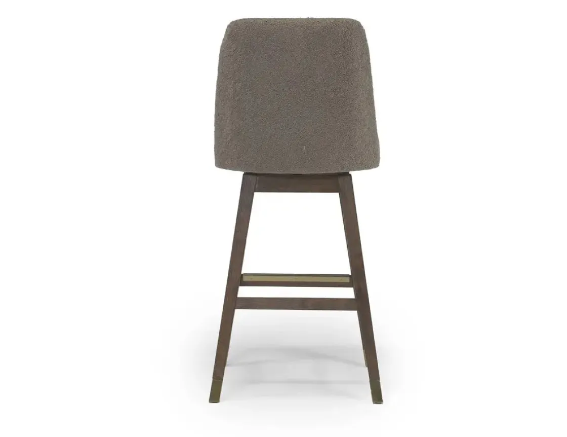 Mor Furniture Amelia Swivel Counter Height Stool In Mocha
