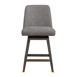 Mor Furniture Amelia Swivel Counter Height Stool In Mocha