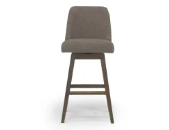 Mor Furniture Amelia Swivel Counter Height Stool In Mocha