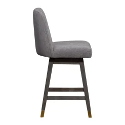 Mor Furniture Amelia Swivel Counter Height Stool In Mocha