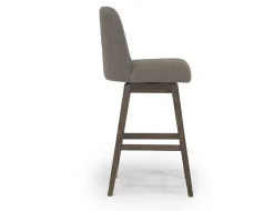 Mor Furniture Amelia Swivel Counter Height Stool In Mocha