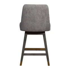 Mor Furniture Amelia Swivel Counter Height Stool In Mocha