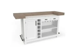 Mor Furniture Americana Bar Height Dining Table & 2 Stools In Cotton