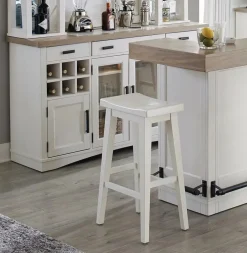 Mor Furniture Americana Barstool In Cotton