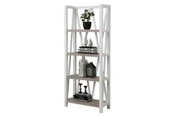 Mor Furniture Americana Bookcase In White