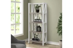 Mor Furniture Americana Bookcase In White